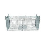 Capcana metalica pliabila tip colivie pentru capturarea animalelor salbatice 750x260x300 mm