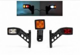 Set 2 Lampi Gabarit LED Brat Mediu 12V Universal Camion Remorca Rulota Semiremorca Auto Rosu Alb Galben