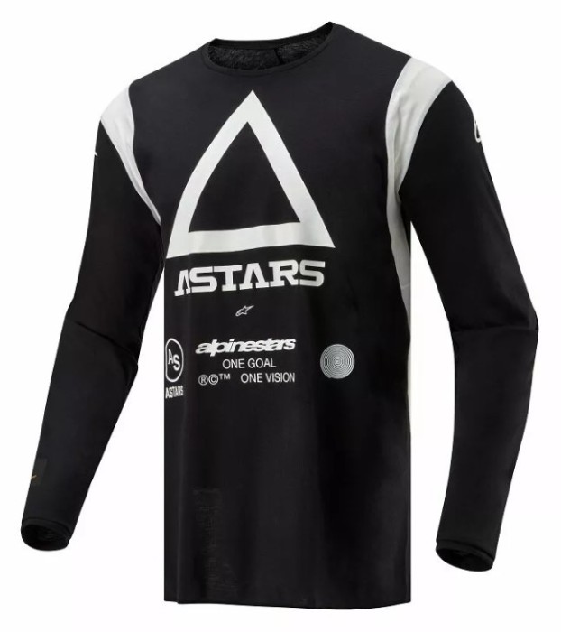 Tricou atv/cross Alpinestars Techdura, culoare negru/alb, marime 2XL Cod Produs: MX_NEW 29107876PE
