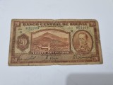 Cumpara ieftin bancnota bolivia 20 b 1928 serie g
