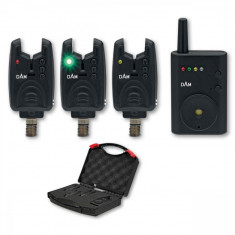 Set Avertizori DAM Nano Wireless Bite Alarm Set 3+1 foto