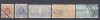 ROMANIA 1871 TIMBRELE POSTALE ALE SERVICIULUI TELEGRAFIC SERIE STAMPILATA, Stampilat