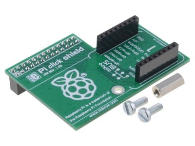 Expander soclu pini 1x13 mikroBUS prototip foto