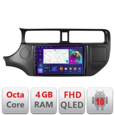 Navigatie Kia Rio 2011-2014 B-rio-11 Android Ecran QLED octa core 4+64 carplay android auto kit-rio-11+EDT-E309V3 CarStore Technology foto
