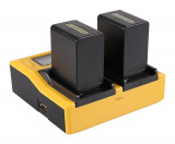 Incarcator Patona Dual LCD USB compatibil Sony NP-FV50, NP-FP70, NP-FH100 - 7557