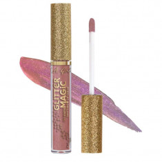 Ruj metalic cu glitter L.A Girl Glitter Magic Shimmer Shifting Lip Color, 3ml - 892 Glitterati foto