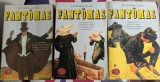 Fantomas, roman foileton &icirc;n franceză, 12 titluri in 3 volume, 3800 pagini