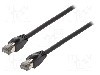 Cablu patch cord, Cat 8.1, lungime 10m, S/FTP, LOGILINK - CQ8093S foto