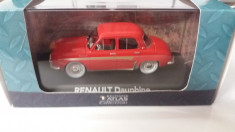 macheta renault dauphine 1960 - atlas, 1/43, noua. foto