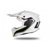 Casca motocross/enduro Ufo Plast Intrepid, culoare alb/negru mat, marime L Cod Produs: MX_NEW HE174L