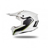Casca motocross/enduro Ufo Plast Intrepid, culoare alb/negru mat, marime L Cod Produs: MX_NEW HE174L