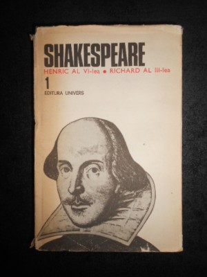 WILLIAM SHAKESPEARE - OPERE volumul 1 (1982, editie cartonata) foto