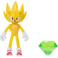 Sonic The Hedgehog 2 (Movie) Figurina Super Sonic cu accesorii 10 cm foto