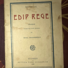 Sofocle - OEdip Rege trad. M. Dragomirescu 1925