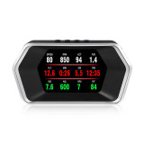 Cumpara ieftin Aparat diagnosticare si afisaj informatii bord, Head Up Display Techstar&reg; OBD II, GPS Dual System, P 17, 9 tipuri de afisaj, Vitez?, RPM, Alarm? de su