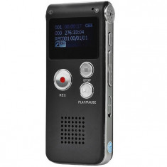 Mini Reportofon Profesional iUni SpyMic REP03, Memorie 8GB, MP3 Player foto