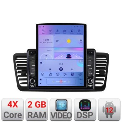Navigatie Subaru Outback Legacy K-SU02 ecran tip TESLA 9.7&amp;quot; cu Android Radio Bluetooth Internet GPS WIFI 2+32 DSP Quad CarStore Technology foto