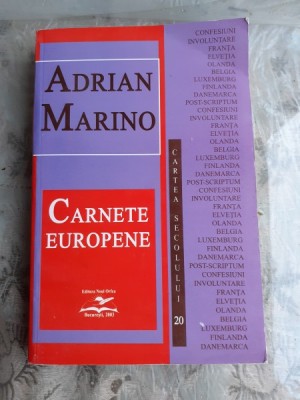 CARNETE EUROPENE - ADRIAN MARINO foto