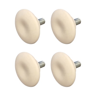 Picior pentru mobila &amp;Oslash; 36 mm, filet M6 x 12 mm, alb, 4 buc / set foto