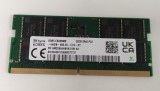 Memorie RAM Laptop, SK hynix, 32GB, 2Rx8, DDR5, PC5-51200, 6400MHz, 1.1V, HMCG88AHBVA315N, CL52, Non-ECC, SODIMM, 262 pin