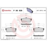 Placute frana Infiniti I30; Nissan 100nx (B13), Almera I (N15), Almera I Hatchback (N15), Almera 2 (N16), Almera 2 Hatchback (N16), Bluebird (U13, Ma, BREMBO
