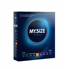 Prezervative Premium My Size "MY SIZE PRO" 57 mm - 3 Bucati##