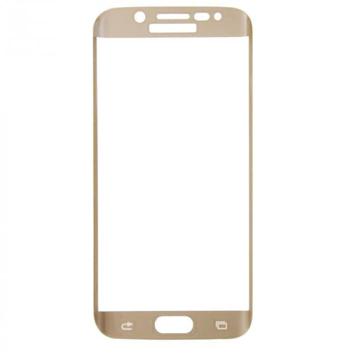 Folie Sticla Tempered Glass Samsung Galaxy S6 Edge g925 Rose Gold Fullcover