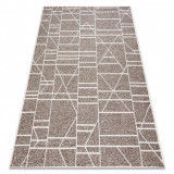 Covor Sample Trio B3519A Geometric bej / maro, 145x230 cm