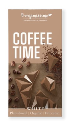 Ciocolata coffee time bio 60g Benjamissimo foto