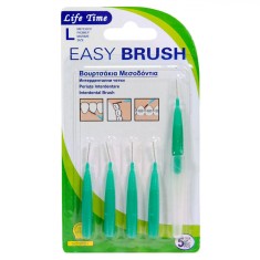 Periuțe Interdentare Life Time Easy Brush, Mărime Large, Set 5 Bucăți