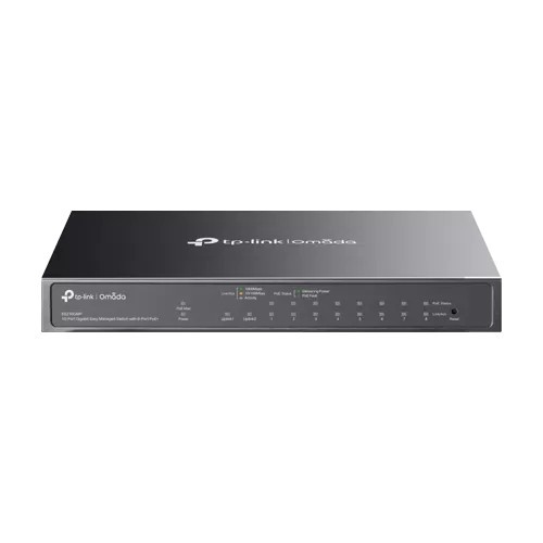 Switch 8 porturi RJ45 1G PoE, 1 x RJ45 1G, 1 x combo SFP/RJ45 1G, Easy Managed - TP-Link Omada ES210GMP