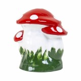 Ciuperca decorativa pentru gradina, din ceramica, inaltime 26cm, latime 23cm / EXT 10220