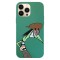 Husa compatibila cu Apple iPhone 14 model Snake The Ganggreen Gang, Silicon, TPU, Viceversa