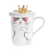 Cana din ceramica cu pisica 400 ml