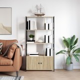 VidaXL Raft pentru cărți Stejar sonoma 80 x 30 x 155.5 cm