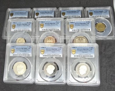 Set Complet Germania 1980 - PCGS PROOF foto