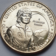 25 cents / quarter dollar 2022 USA, Dr. Sally Ride, km#769, lit. P