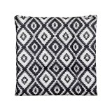 Perna pentru scaun, 40x40 cm, Alb/Negru, Bumbac/Poliester, ATU-080222, Oem