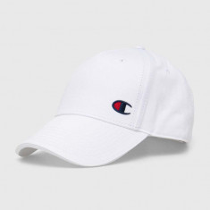 Champion șapcă de baseball din bumbac culoarea alb, cu imprimeu 805974