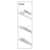 Stergator parbriz pasager AUDI A3 08/2012-&gt; COD:ART50 18&quot; Automotive TrustedCars, Oem