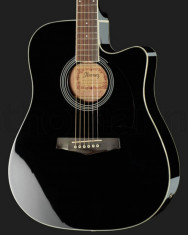 chitara electroacustica IBANEZ model PF15ECE BK (Black High Gloss) foto