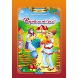 Carte de colorat cu povești scrisă cu litere mari de tipar. Punguța cu doi bani - Paperback - Eurobookids