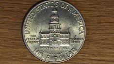 SUA -moneda comemorativa- 1/2 half dollar 1976 - 200 ani independenta - AUNC !