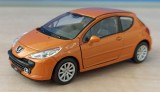 Macheta Peugeot 207 2008 orange - Welly 1/36, 1:32