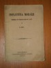 INFLUINTIA MORALE.COMEDIA IN VERSURI INTR&#039;UNU ACTU de G. SION 1869