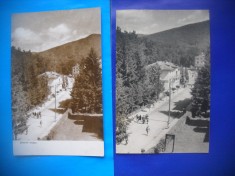 HOPCT LOT NR 363 SOVATA/MURES-PROPAGANDA SOVIETICA-2 CARTI POSTALE-RPR-CIRCULATE