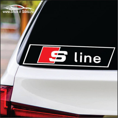 Audi S-line - Stickere Auto foto