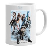 Cana alba personalizata cu itzy trupa kpop, INOVATIX&reg;. 330 ml