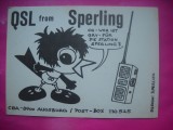 HOPCT 15067 SPERLING -GERMANIA--CARTE POSTALA RADIO AMATOR / RADIOAMATORI CARICATURA -CIRCULATA