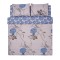 Lenjerie pat dbl, 100% bbc, 132tc, flo